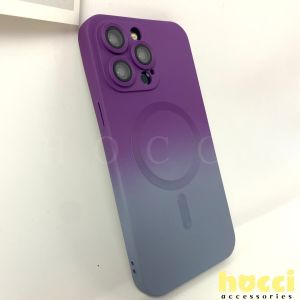 Softcase Gradient Full Cover Lens Protection Magsafe Case iPhone XR XS MAX 11 12 13 MINI 14 PRO MAX 14 PLUS