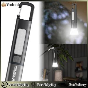【Clearance Sale】 Super Bright Flashlight 3 Gears Mini Portable LED Torch Power Bank Zoomable Emergency Lantern for Outdoor Hiking Fishing