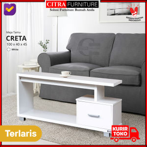 Meja Tamu Minimalis laci montana