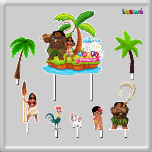 Topper Cake Moana Disney Happy BIrthday