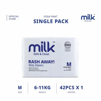 MILK Baby Diaper Yoga Pants (M42 L36 XL30 XXL24)