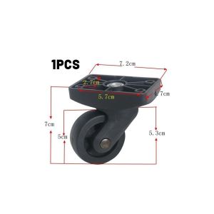 4Pcs/Set Roda Koper Pengganti Kanan Kiri 360° Derajat Luggage Replacement Wheel