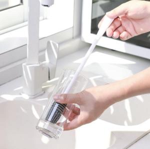 Silicone Bottle Brush Bottle Cleaning Brush with 13" Long Handle Water Bottles Cleaner Cleaner Brush for Hydro Flask