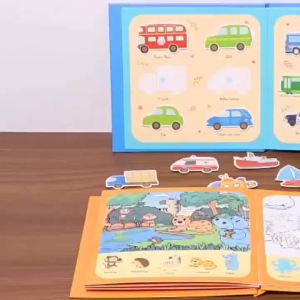 2-Pack 2-in-1 Sticker Play & Paint with Water Books Mess-Free Animal & Traffic Themes Perfect for On-the-Go Fun Screen-Free Creativity Travel-Friendly Arts & Crafts Early Learning Gifts for Kids