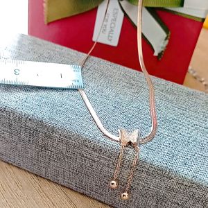 [Thanh lý- Sale xả hàng] DÂY CHUYỀN TITAN VÀNG HỒNG MẶT TRÁI TIM CON CÁ THIÊN NGA BƯỚM