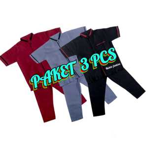 Baju Koko Kurta Anak Laki Laki/setelan baju koko anak terbaru 2024 lengan pendek