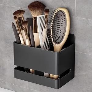 1PC Wall Mount Bathroom Storage Multi Compartment for Toothbrushes Razors Bathroom Accessories2026