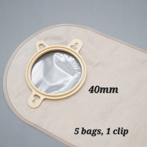 5 3 pieces Colostomy bag belt type Safe than Adhesive type size 40 45 55mm