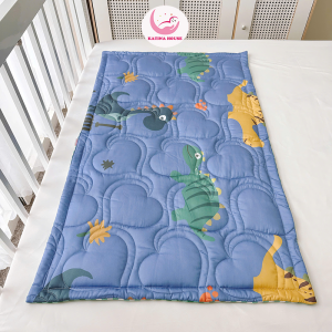 Nệm cho bé đi học mầm non Katina House 70x120cm vải cao cấp tencel 60s mềm mịn mát thấm hút tốt