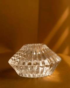 Mini Glass T-Light Candle Holder For Home Decoration Romantic Candle Light