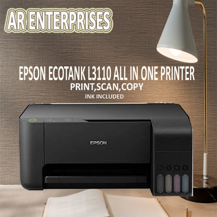 Epson EcoTank L3110 AllinOne Ink Tank Printer Lazada PH