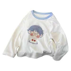 [🚚จัดส่งจากกรุงเทพฯ] เสื้อแขนยาวสำหรับเด็กอายุ 3-12 ปีลายการ์ตูนน่ารักสำหรับเด็กชายและเด็กหญิง