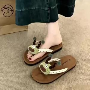 [Free Shipping] Womens Summer Slippers 2026 Indoor Home Use Non-Slip Super Soft Cartoon Cute Slippers for Summer Students Bathroom Shower