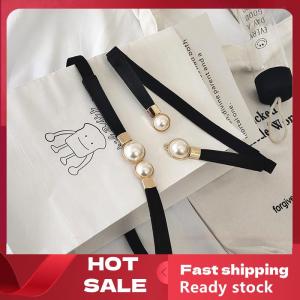 🚚【Local Express Delivery】🚚 Pearl Buckle Belt PU Leather Dress Skirt Waist Elastic Thin Women Belts Ladies Waistband Accessories