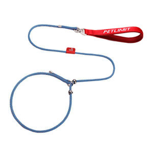 HamshMoc P-Shaped Dog Leash Heavy Duty Pet Leash Strong Integrated Dog Collar and Leash with Comfortable Handle Durable for Dog