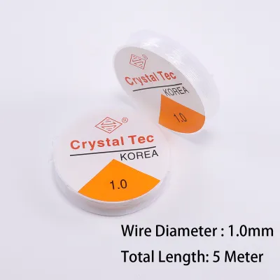 Dây Xâu Hạt Co Giãn Mạnh 5/10M Dây Vòng Tay Để Làm Đồ Trang Sức Tự Làm
