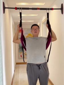 腰间椎盘突出家用拉伸器牵引带吊单杠吊腰神器护腰椎悬挂吊带矫正Herniasi cakera lumbar pengusung isi rumah sling daya tarikan menggantung bar mendatar artifak pinggang gantung penggantungan lumbar pembetulan sling