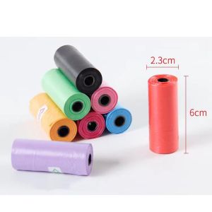 1Piece Portable Pet Poop Dispenser Pet Plastic Waste Bag Holder Garbage Bag Mini Storage Box For Cat Puppy Disposal Bag