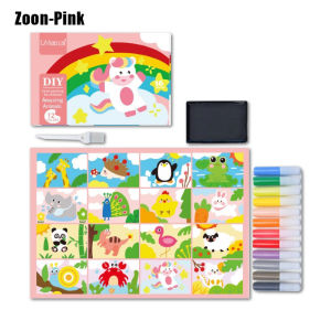 DIY Sand Painting Art with 16 Drawings Gift Set Educational Drawing Painting