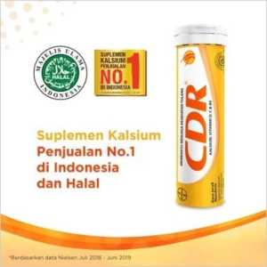 Promo CDR Suplemen Kesehatan Kalsium Rasa Jeruk Multi Vitamin 10 Tablet
