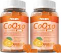 2 Packs 500MG CoQ10 Supplement Gummies,-3, Magnesium, Vitamin B3, Zinc, Ultra High Absorption Provides Healthy Support for Heart, Cell Energy＆ Antioxidants, Vegan, Non-GMO, 120Cts. 