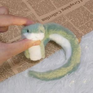 Gấu bông rắn nhỏ rắn nhồi bông đáng yêu lông mềm mịn có thể điều chỉnh độ cong-ESTLA