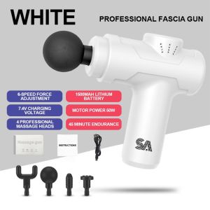 Massage Gun Massanger Electric Percussive High Frequency Portable Body Muscle Relaxing Fascia Gun Pain Relief