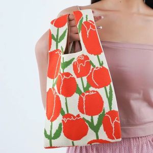 Tas Belanja Rajut Tas Tangan Wanita Fashion Style Korea