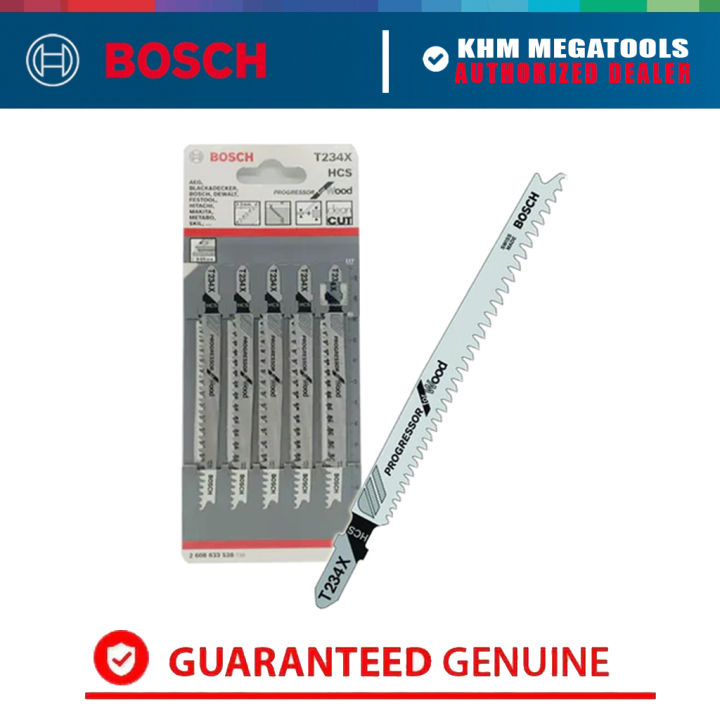 Bosch Jigsaw Blade HCS T234X for Wood (TType Shank) •khm megatools