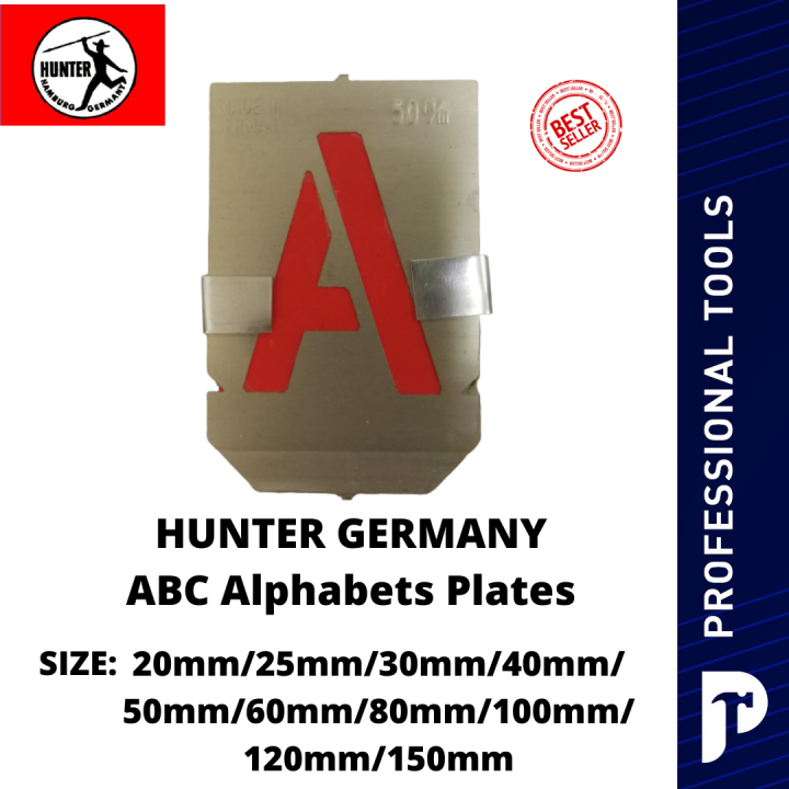 Hunter Germany ABC Alphabets A-Z Stencil Plate | Lazada