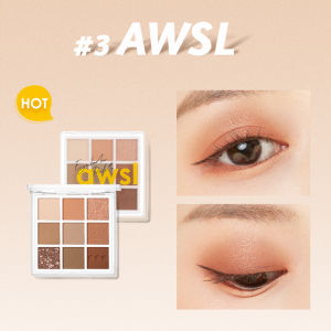 FOCALLURE Bảng phấn mắt Lâu dài không thấm nước Phấn mắt trang điểm-9 màu