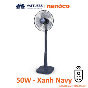 Quạt đứng cảm ứng Nanoco NSF1641RC | Chính hãng Có điều khiển Động cơ bạc đạn bền bỉ Mẫu mới