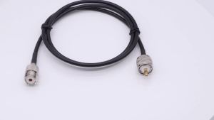 PL259 UHF Coaxial Cable RG58 UHF Male to Female Low Loss CB Coax Antenna Extension Jumper Cord for HAM Radio Antenna Analyzer Dummy Load SWR Meter - 1M/3.2FT