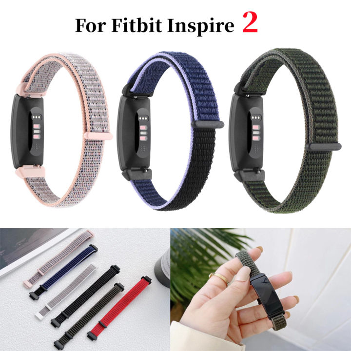 For Fitbit Inspire 2 Nylon Hook Loop Watch Band Replacement Wristband Intelligent Wearable Accessories Nylon Watch Strap for Fitbit Inspire 2 Lazada PH