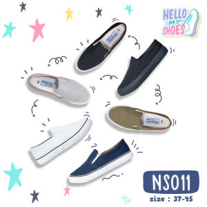 รองเท้าสลิปออน พื้นยางพารากันลื่น รุ่น NS011 สินค้าตรงปก จัดส่งไว แท้100%