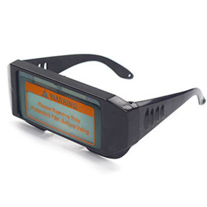 Ziqqucu แว่นตาช่างเชื่อมโฟโตอิเล็กทริกแปรผันอัตโนมัติป้องกันรังสียูวีแว่นนิรภัยแสงจ้าอินฟราเรดแว่นตานิรภัย 10 วัตถุประสงค์