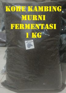 pupuk kandang kambing murni kualitas SUPER fermentasi halus dan kering 1kg siap pakai