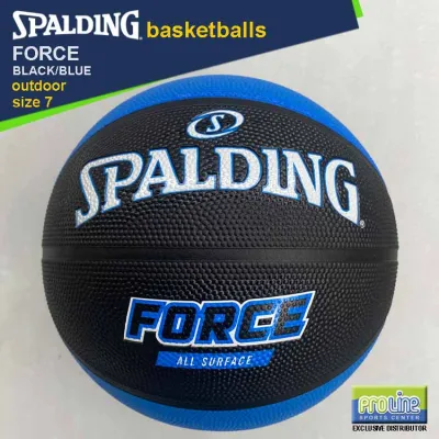 SPALDING Force Black-Blue Original Outdoor Basketball Size 7