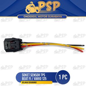 Soket Sensor TPS Beat FI / Vario 125 - Sensor Gas Socket Swit Switch Sensor TVS Honda Vario FI