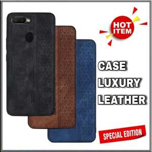 Case For Oppo A60 A11K A12 A5s A7 F9 F9 PRO Luxury Leather Soft Case Motif Kulit Casing Silicone Cover