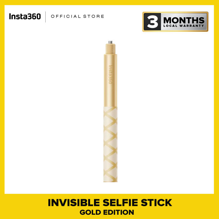 Perche Selfie Invisible Insta360 Gold Edition 114 Cm - Compatible X4 GO 3S Ace Pro X3