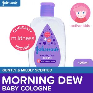 Johnsons Baby Cologne Morning Dew 125ml - Kids Baby Essentials Baby Care