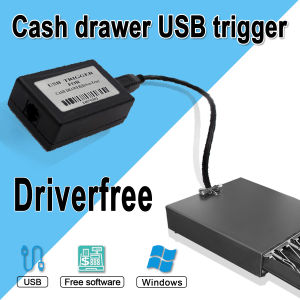 USB Cash Drawer Trigger No Driver Required Direct Connection to PC Suitable for Retail Catering and Supermarkets