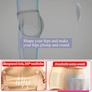 Mens Hip Lifting panties Flat Peach Buttocks Hip Lifting Briefs Fixed Thickened Sponge Boxer Briefs