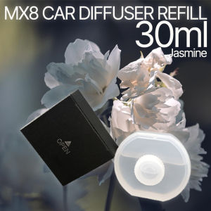 WIRELESS MX8 CAR DIFFUSER (GREY) ULTRASONIC TECH WITH AUTO START STOP FUNCTION GET FREE 30ML PERFUME FRAGRANCE