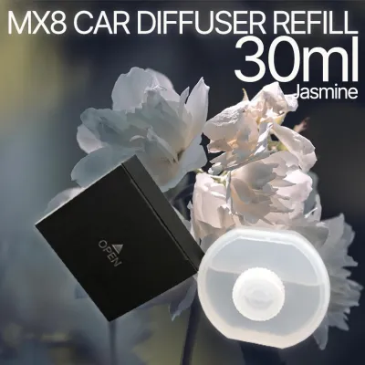 WIRELESS MX8 CAR DIFFUSER (GREY) ULTRASONIC TECH WITH AUTO START STOP FUNCTION (FREE 30ML PERFUME FRAGRANCE)ISTINE DIOR