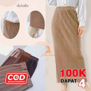 100 Ribu 4 pcs Rok Plisket Span Wavy / Rok Span Wavy / Rok Span Plisket