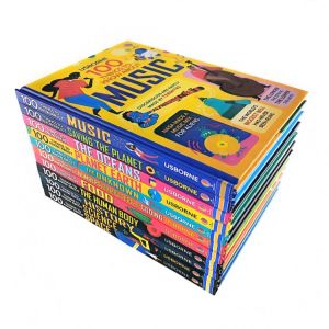 11 Books Usborne 100 Things to Know About Science Space History Food Numbers Kids Early Education Picture Book Hard Cover
