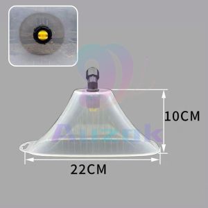 Misting Spray Nozzles Windproof Plastic High Pressure Misting Nozzle with Hood Sector