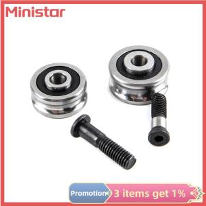 Ministar SG15 SG20 SG25 SG66+M5 M6 M8 Screw Steel Pulley Ball Bearings Track Guide Roller